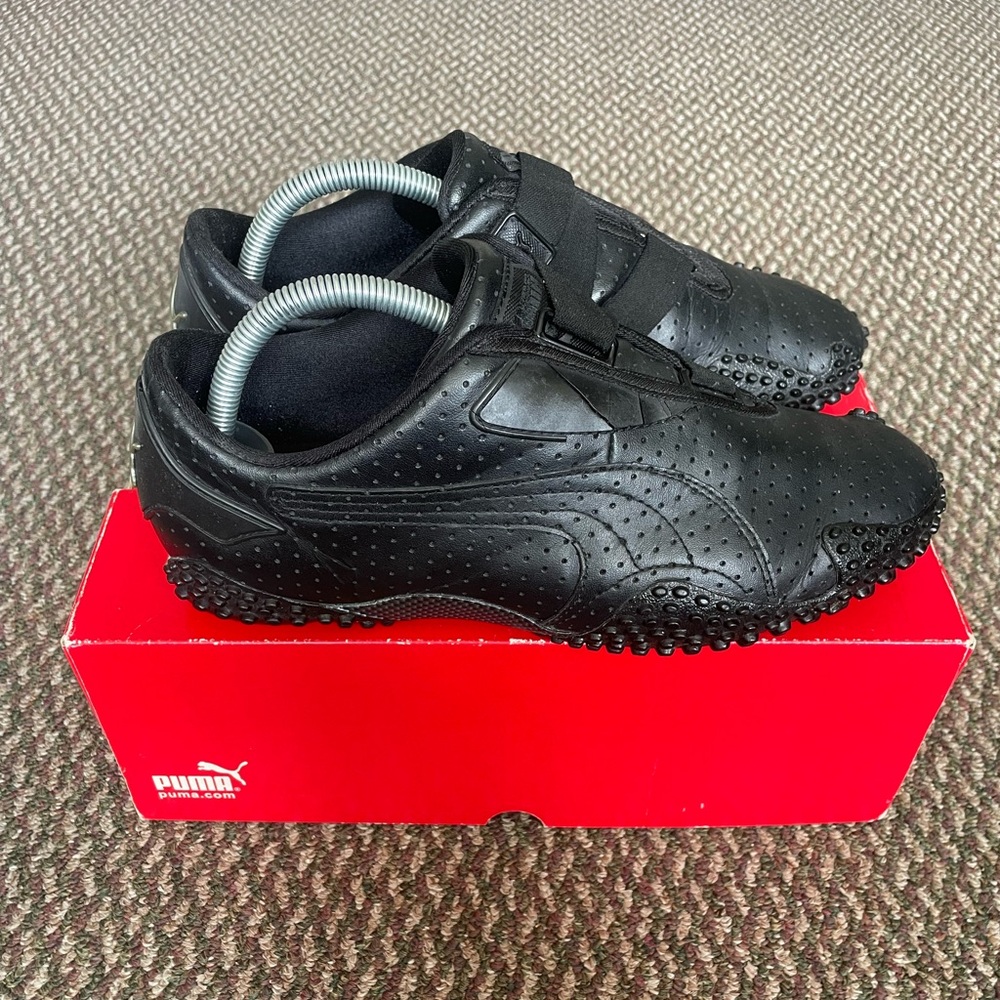 Vintage 2007 Puma Mostro Perforated Leather US M8.5 W10 / 41